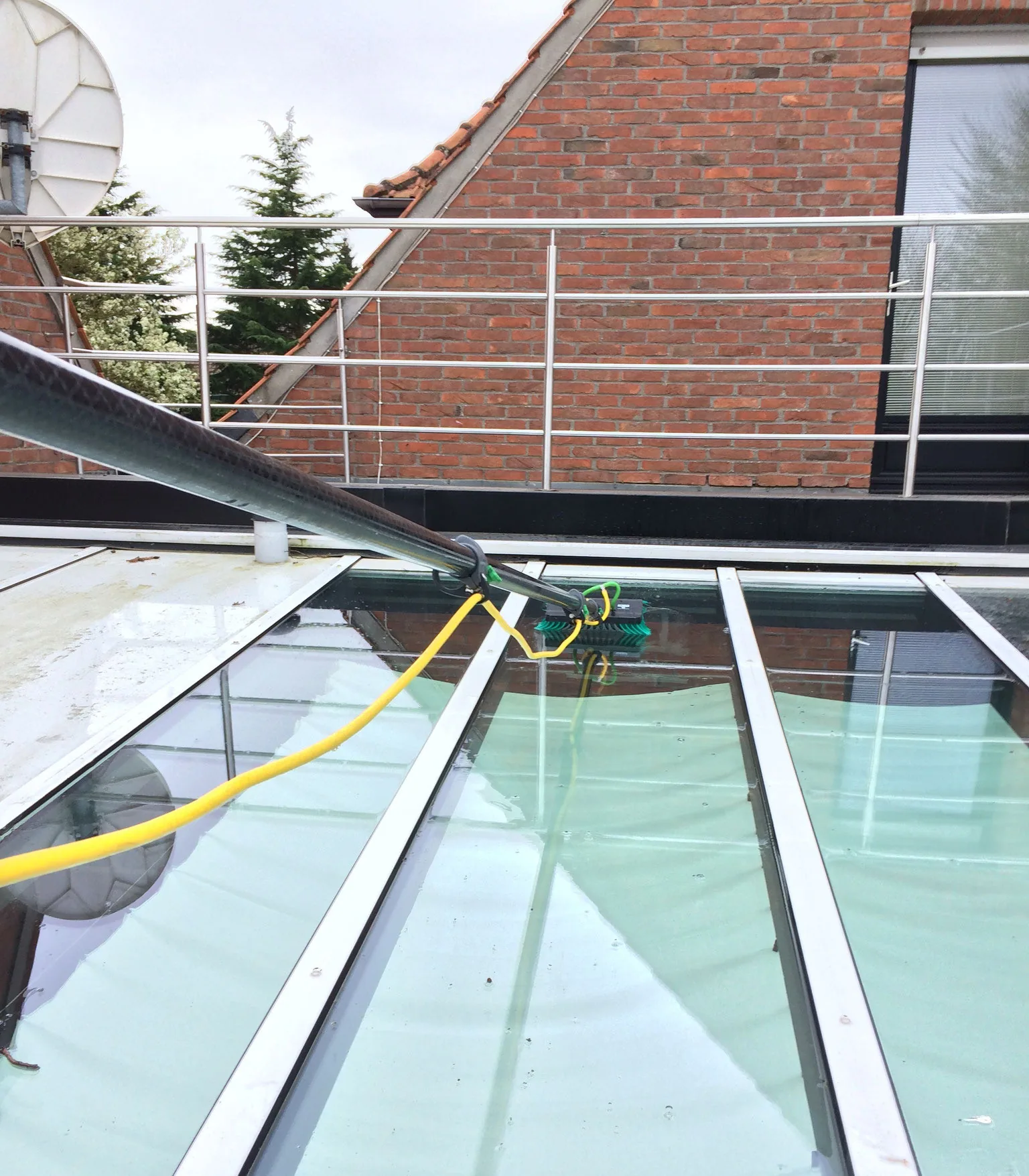Nettoyage de véranda par Clear Up en Wallonie